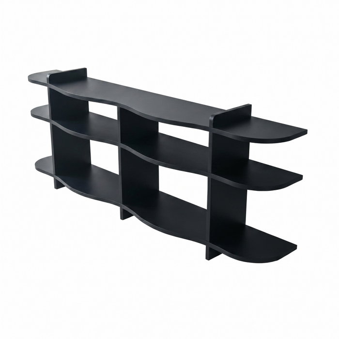 Hanah Home Consola Flusso - Black Hanah Home Consola Flusso - Black